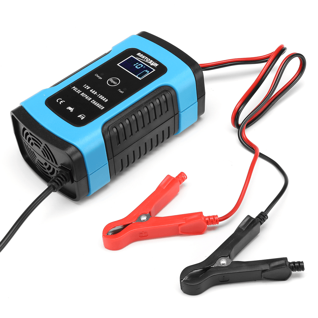 Display 12V Pulse Repair LCD Charger Automatic Smart Battery Charger/Maintainer Pulse Repair Charger - MRSLM