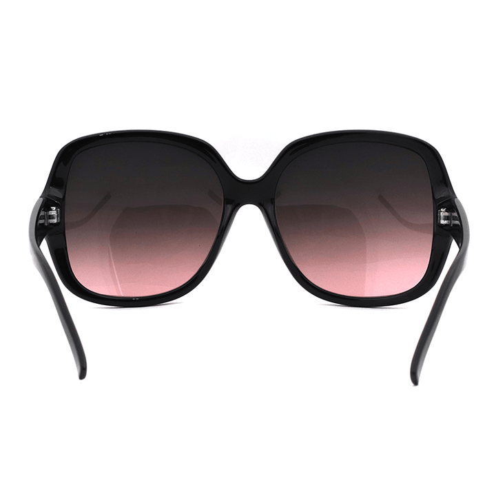 Women Big Full Frame Square Shape Fashion Casual Outdoor UV Protection Sunglasses - MRSLM