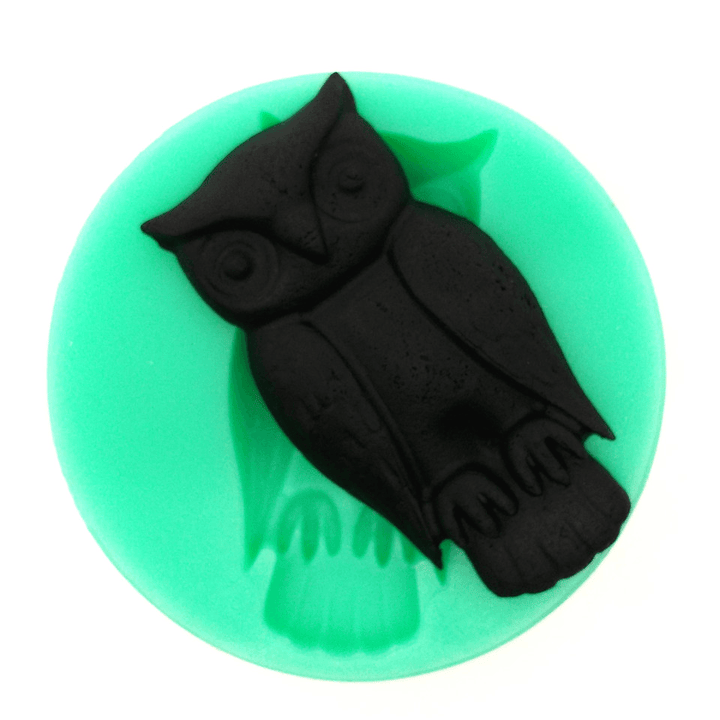 Halloween Silicone Branch Owl Bat Spider Skeleton Hand Pumpkin Fondant Cake Mold Chocolate Mold - MRSLM