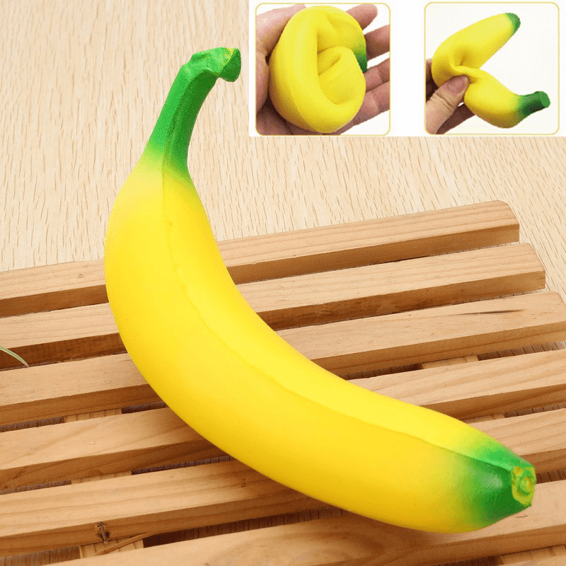 Squishy Banana Toy Slowing Rising Scented 18Cm Gift - MRSLM