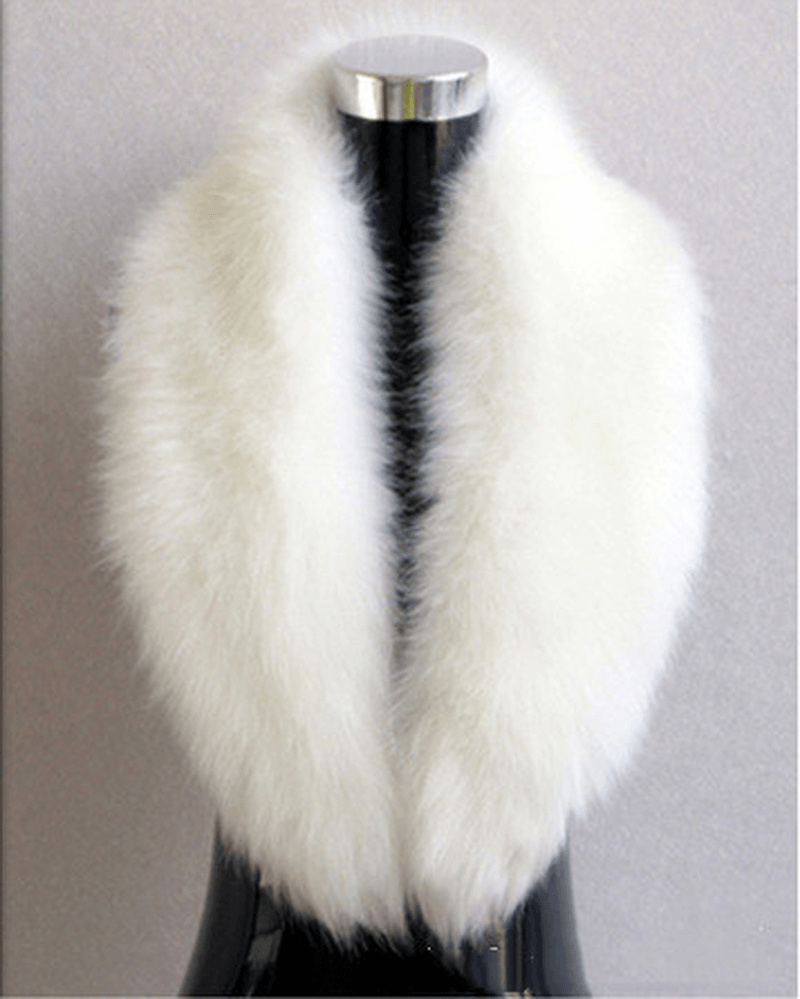 Ladies Shawl Warmth Thickened Faux Fur Scarf - MRSLM