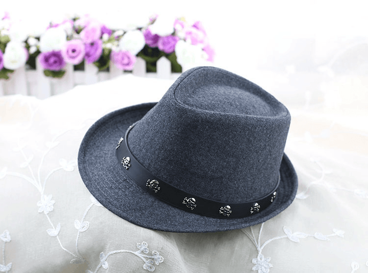 Hat Women Go Shopping British Retro Winter Woolen Hat - MRSLM