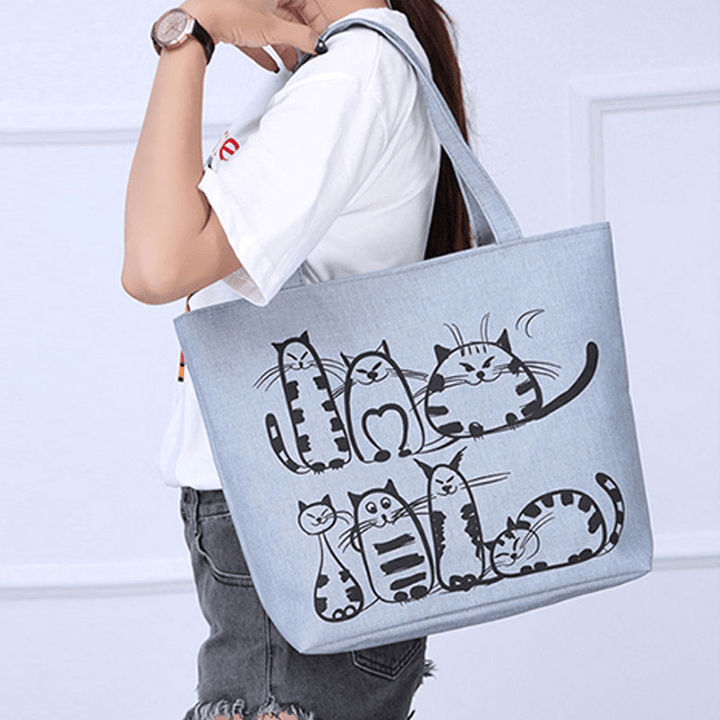 Women Large Capacity Handbag Cute Bag Shoulder Bag - MRSLM