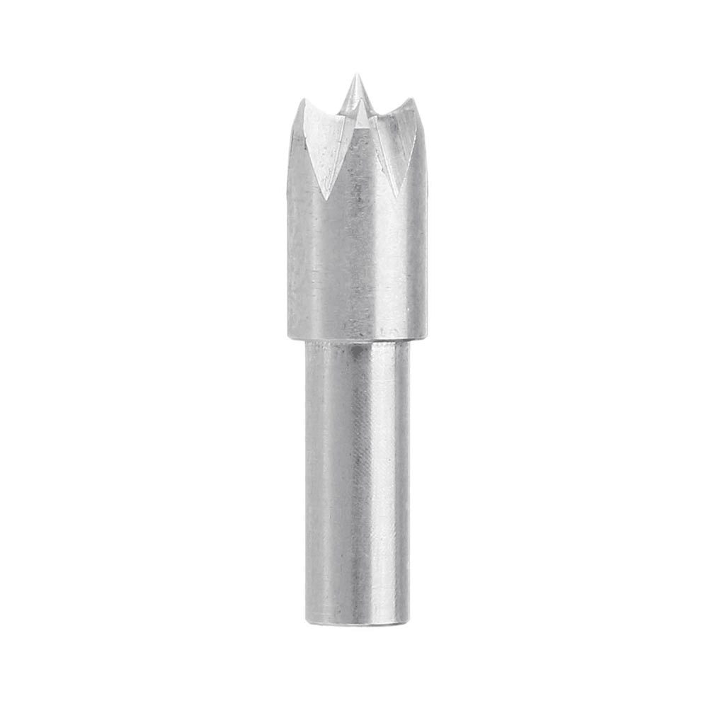 6Mm Shank Stainless Steel Plum Blossom Thimble Drill Bit Dead Center for Mini Lathe Machine - MRSLM