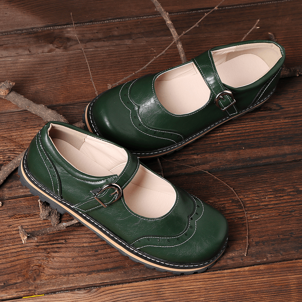 Women Large Size Slip Resistant Comfy round Toe Casual Spring Flats Loafers - MRSLM