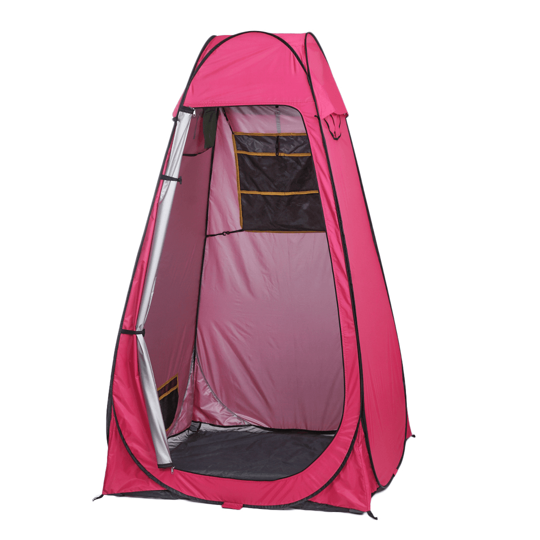 SGODDE Privacy Shower Tent Single Camping Tent Toilet Changing Room Rain Shelter Hiking Beach - MRSLM