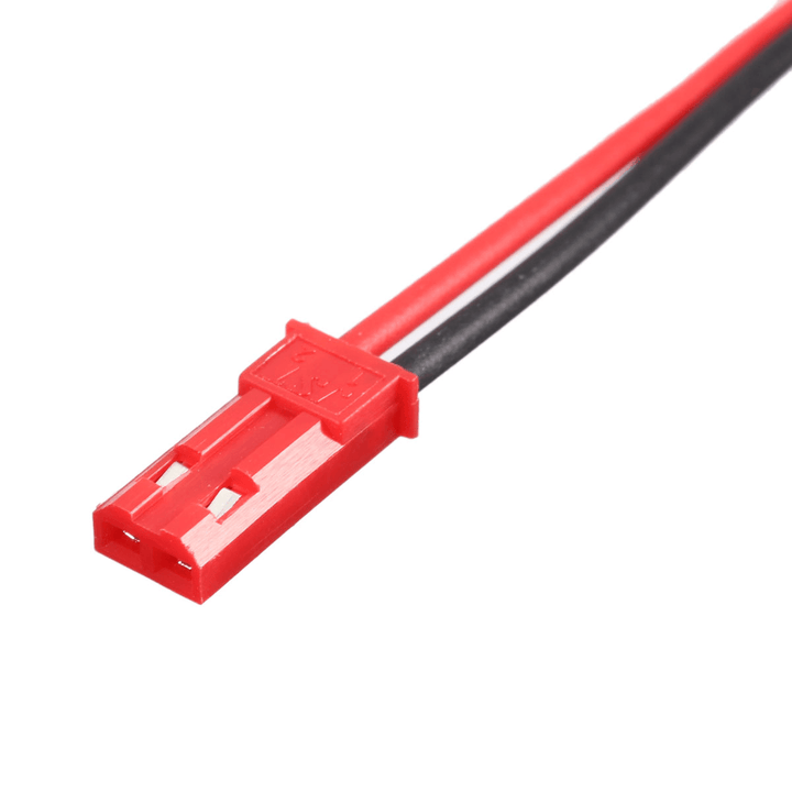 Excellway® 10 Pairs 2 Pins JST Male & Female Connectors Plug Cable Wire Line 110Mm Red - MRSLM