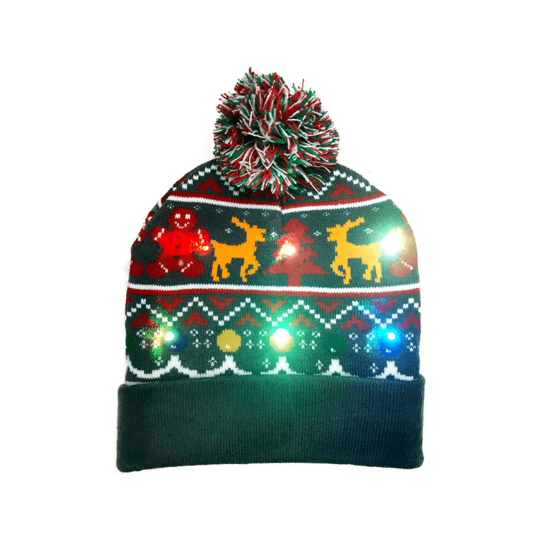 Christmas Knitted Hat with Flanging Ball - MRSLM