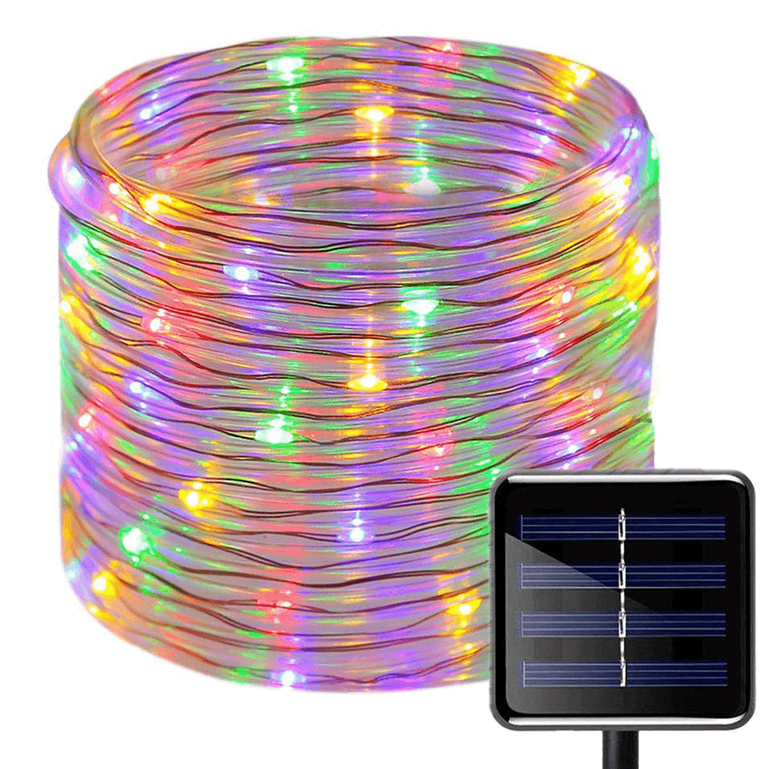 50 Leds Solar Rope Tube Light Led String STRIP Waterproof Outdoor Garden Light - MRSLM