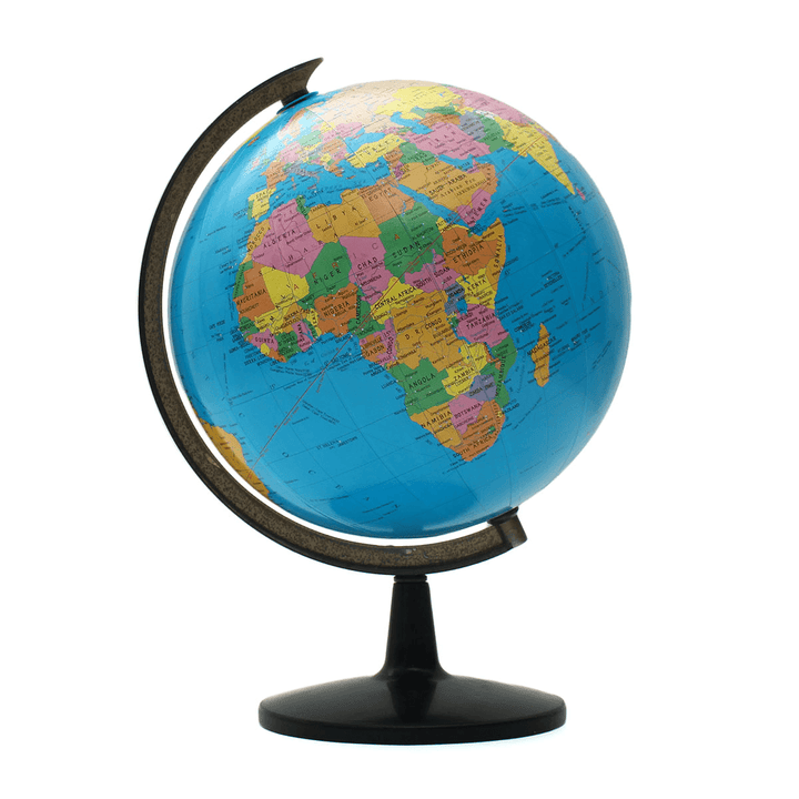 32Cm Swivel World Globe Map Desktop Decor Kids Children Educational Earth Teaching Interactive Toys Gift - MRSLM