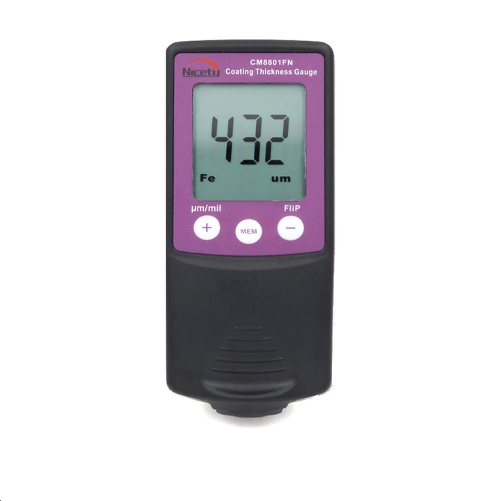 CM8801FN Thickness Gauge Fe and Nfe 2 in 1 Car Body Paint Gauge Coating Thickness Meter Film Thickness Tester - MRSLM