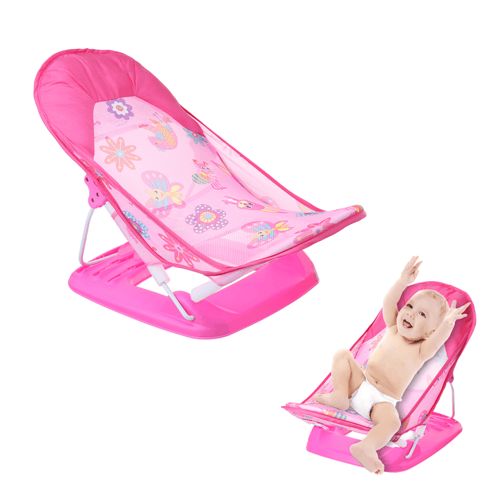 Baby Swing Seat Folding Portable Baby Bath Shower Chair for 0~12 Month Baby - MRSLM