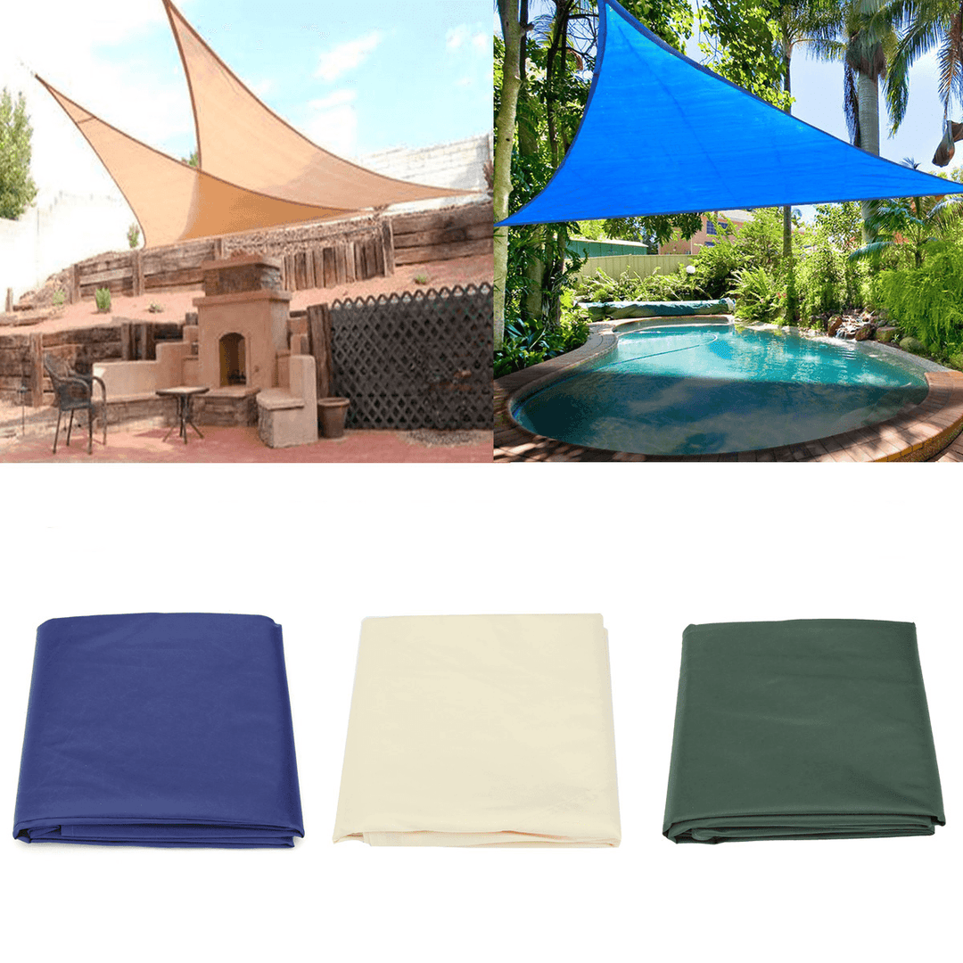 Ipree™ 3.6X3.6X3.6M/5X5X5M Sunshade Sail Anti-Uv Outdooors Patio Lawn Triangle Tent Canopy - MRSLM