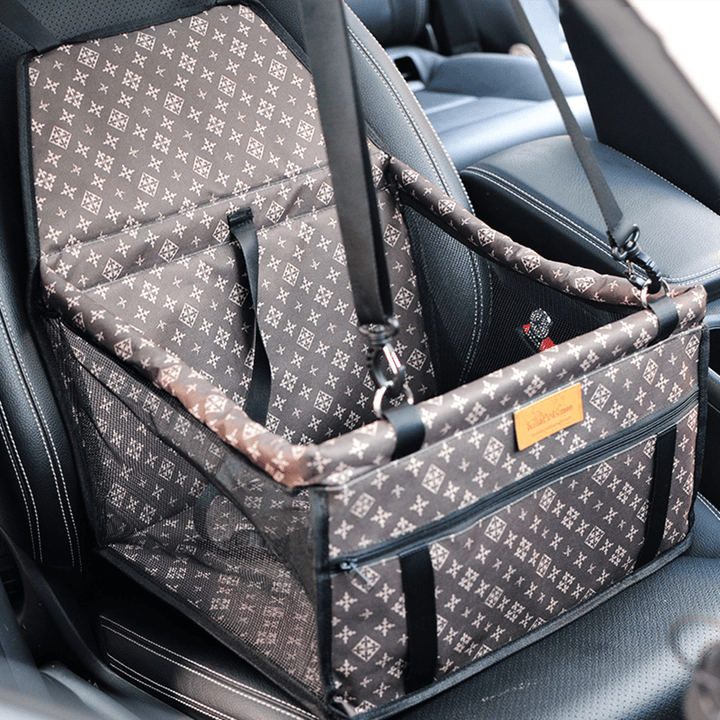 Foldable Pet Dog Car Seat Cover Safe Basket Protector Puppy Travel Pet Carrier Bag - MRSLM