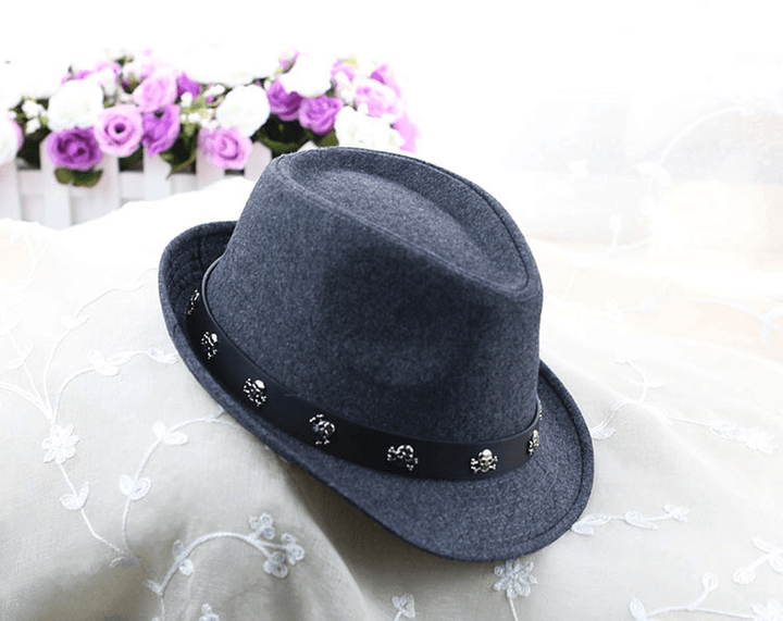 Hat Women Go Shopping British Retro Winter Woolen Hat - MRSLM