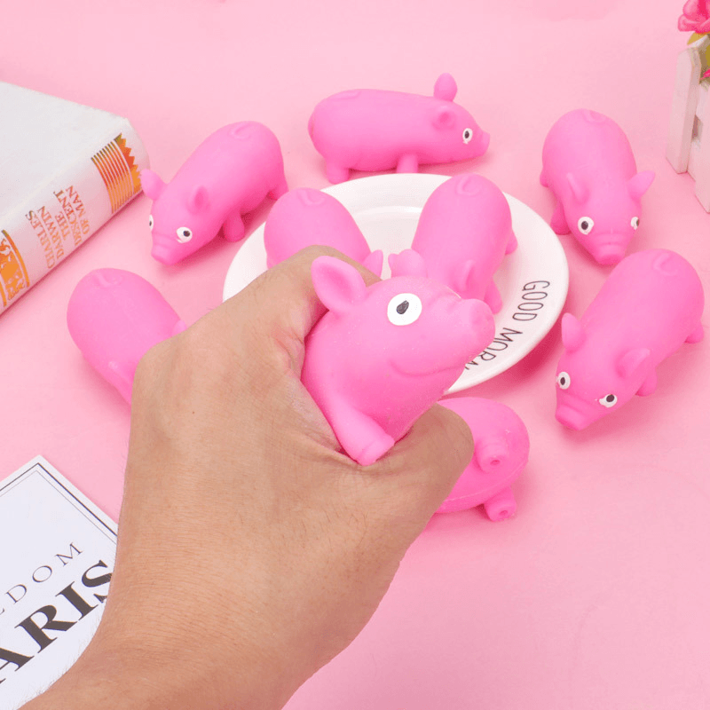 Unzip the Lala Pig Toy Creative Vent Can Pinch and Rebound Children'S Toys - MRSLM