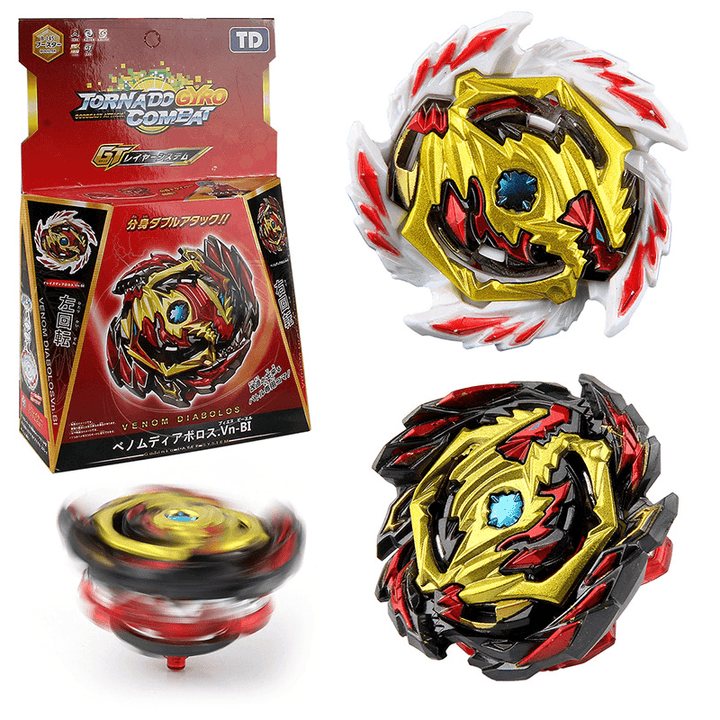 Burst the Fourth Generation GT Series Top Toy B-145 Vicious Dragon with Ruler Launcher Top - MRSLM