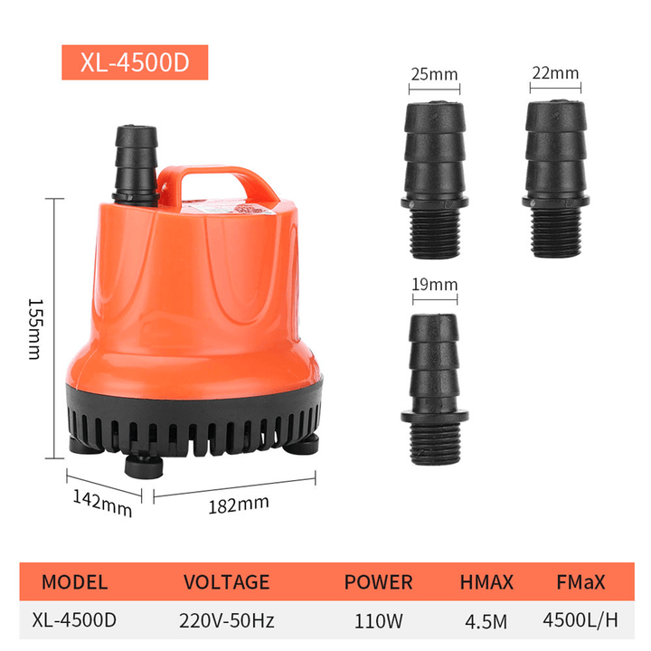 Mini Brushless Water Pump Ultra-Quiet Submersible Water Fountain Pump Filter Waterproof Submersible Fountain Aquarium Tank Fountain - MRSLM