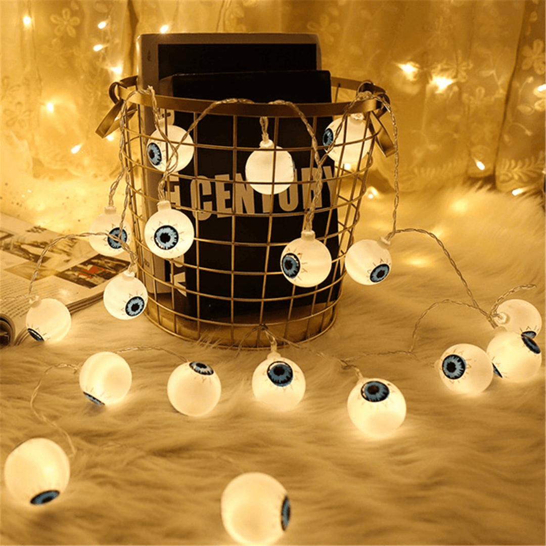 Halloween LED String Lights Decoration Lights Warm White for Halloween Home Decoration Accessorie - MRSLM