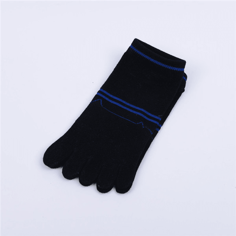 Men Cotton Deodorant Sweat Five Toe Socks - MRSLM