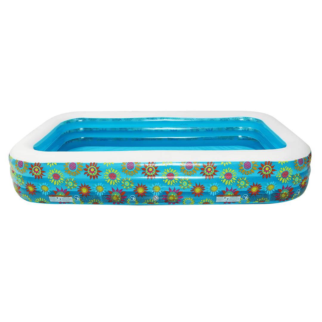 290 X 175CM Inflatable Swimming Pool Children Adults Summer Bathing Tub Baby Home Use Inflatable Paddling Pool - MRSLM