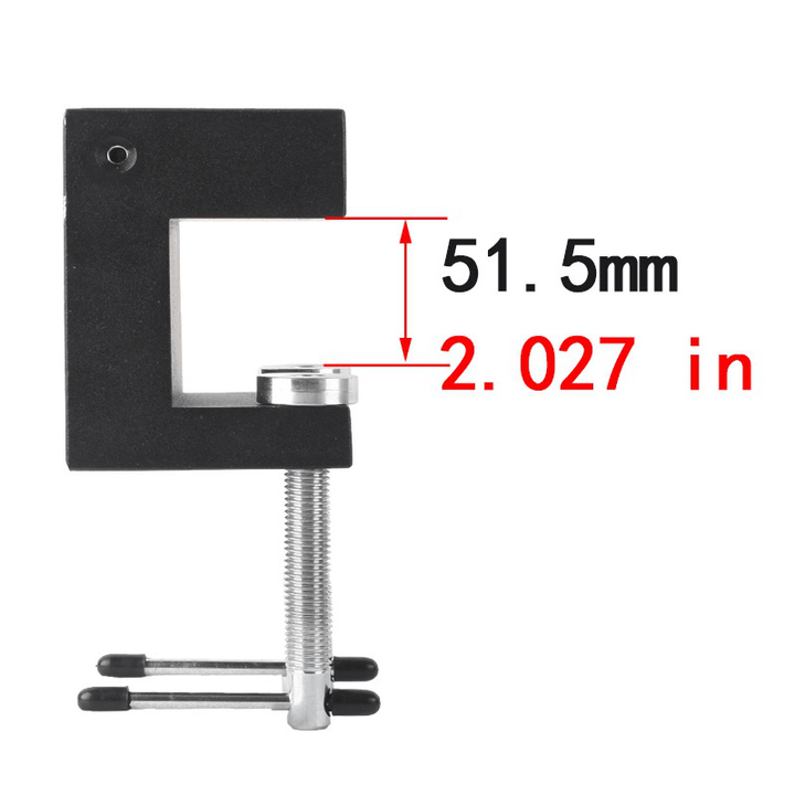 KOPPACE Microscope Folding Rocker Bracket Clip Opening Size 51.5Mm Microscope Focus Bracket 76Mm Interface Clip Arm Bracket - MRSLM