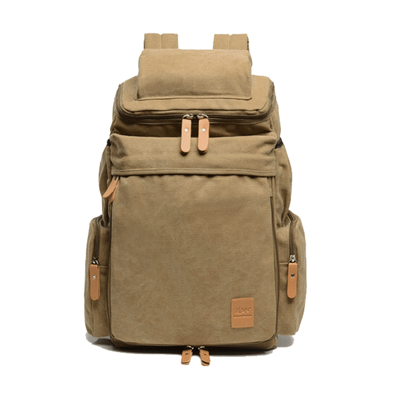 Men Women Large Capacity School Laptop Backpack Canvas Casual Backpack - MRSLM