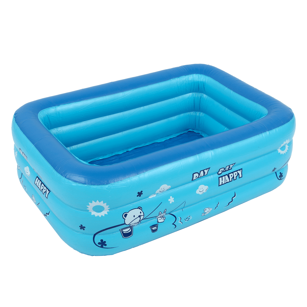 Kids Baby Children Inflatable Swimming Pool 3 Layer Pool Summer Water Fun Play Toy - MRSLM