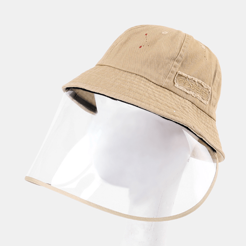 Adjustable Sun Hat with Large Eaves Anti-Fog Removable Bucket Hat - MRSLM