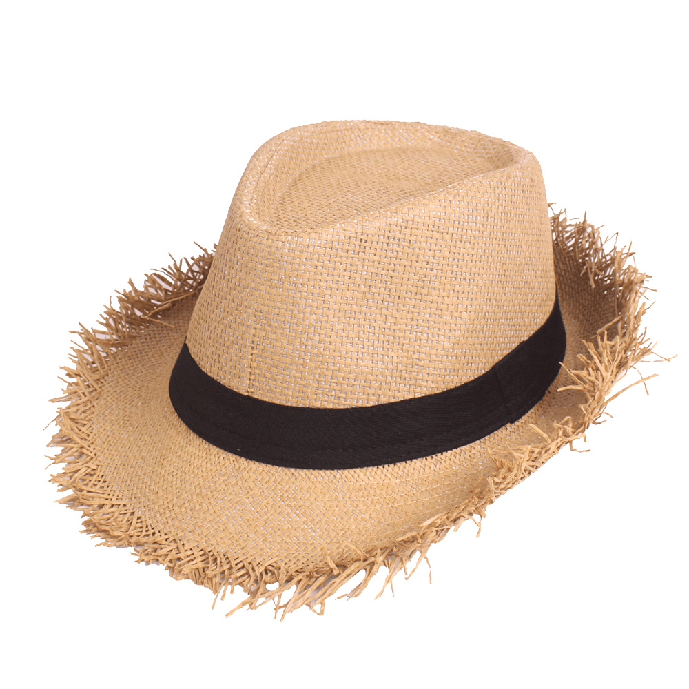 Top Men'S Old Top Hats Straw Hats Summer Sun - MRSLM