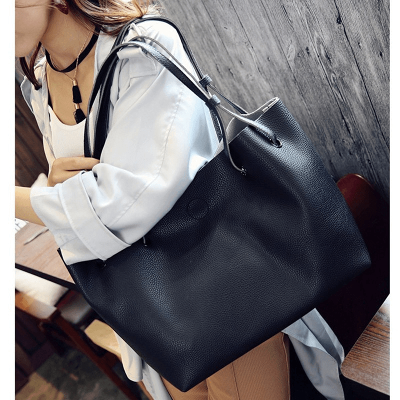 Fashion Women Leather Shoulder Messenger Purse Handbag Crossbody Satchel Tote Bag - MRSLM