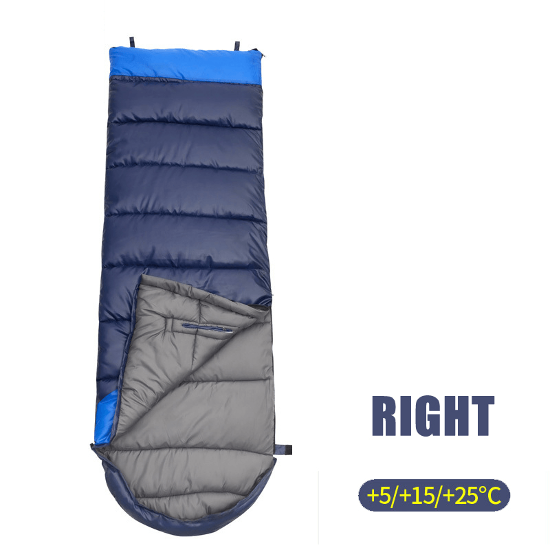 WIND TOUR Adults Spliceable 1.5KG Cotton Sleeping Bags Outdoor Sports Thicken Hiking Camping Warm Sleeping Bag - MRSLM