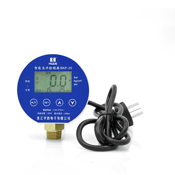 SKP-20 Automatic Intelligent Water Pump Pressure Switch Controller 1/2 / 3/8 / 1/4 Inch Interface - MRSLM