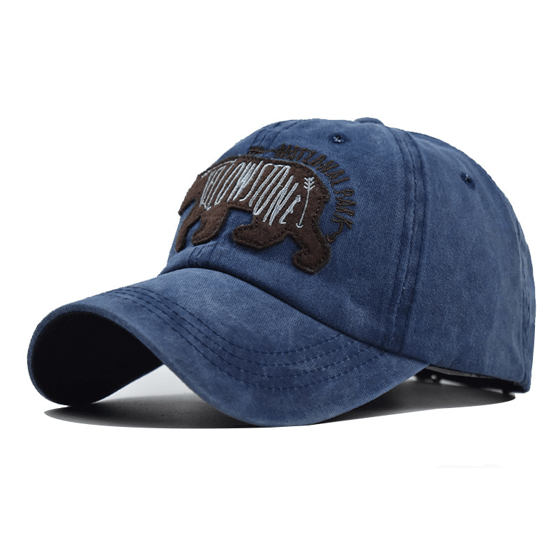 Distressed Cotton Washed Men'S Outdoor Leisure European and American Cap - MRSLM