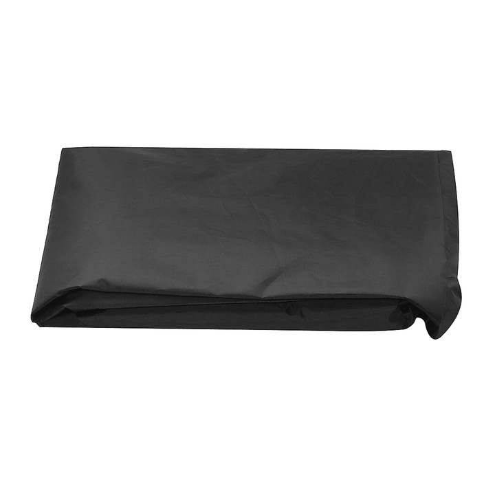 BLACK PVC Pool Snooker Billiard Table Waterproof Dust Cover for 8' Ft Pool Table - MRSLM