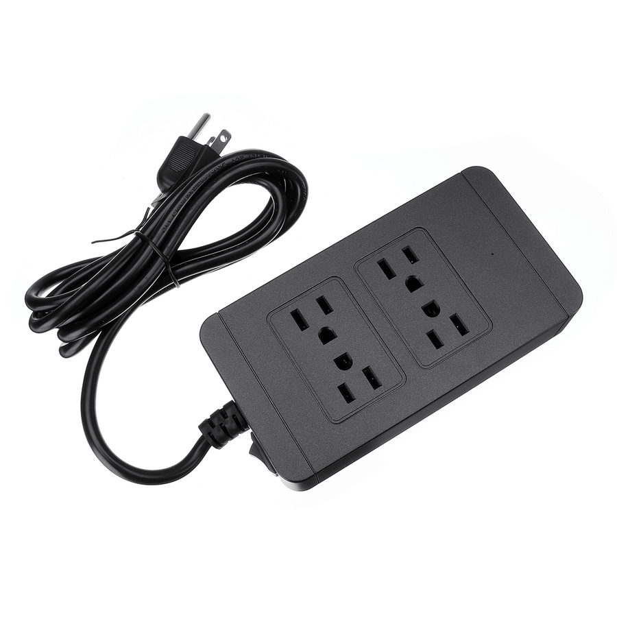 2500W Power Strip Socket 4 AC Outlets 4 USB Ports Charger Smart Power Switch Socket US - MRSLM