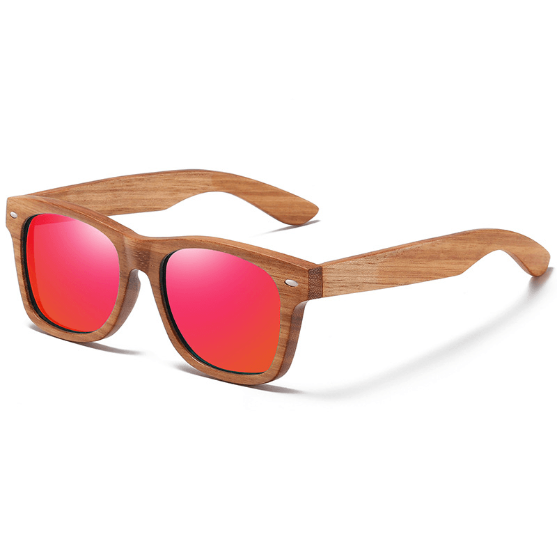 Casual Comfortable Sunglasses Wooden Sun Eyes - MRSLM