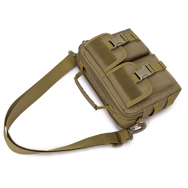 Men New Canvas Tactical Camo Casual Crossbody Bag - MRSLM