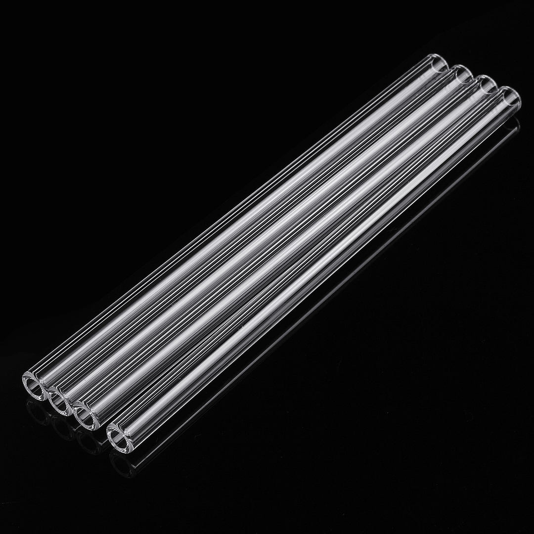 4Pcs 200Mm OD 10Mm 2Mm Thick Wall Borosilicate Glass Blowing Tube - MRSLM