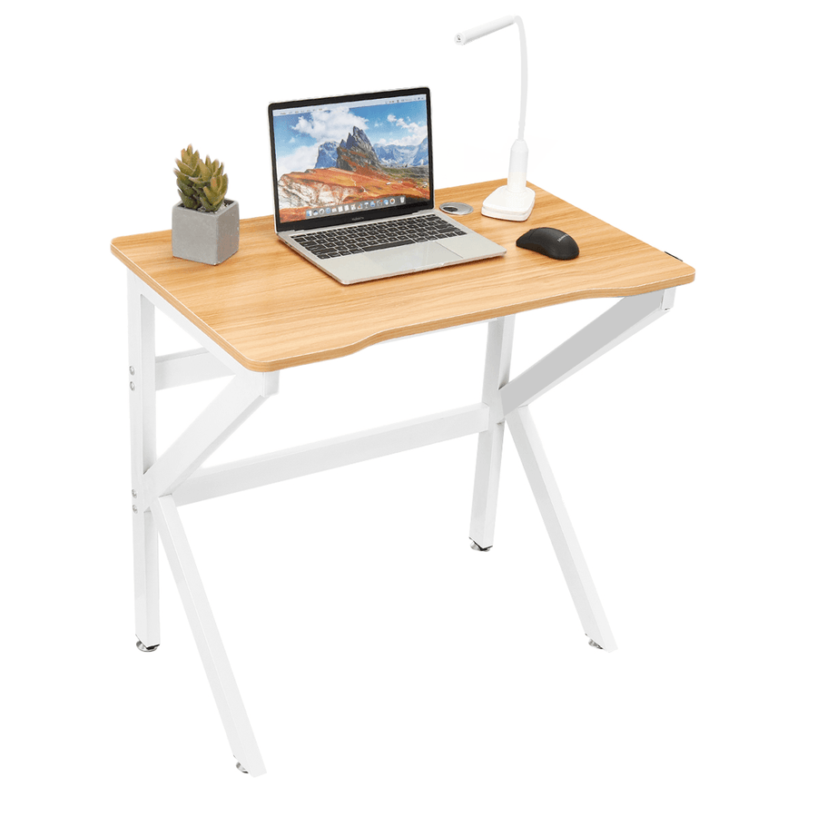 Office Computer Desk K-Shaped Design 32" Desktop Simple and Modern Style for Home Office - MRSLM