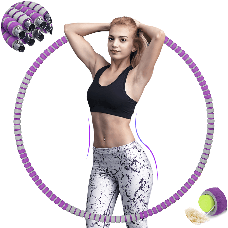 8 Section Sport Hoops Detachable Portable Abdominal Exercise Gym Training Fitness - MRSLM