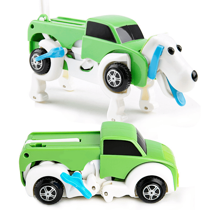 Wind-Up Clockwork Toy Dog, Deformed Dinosaur Animal, Car Toy - MRSLM