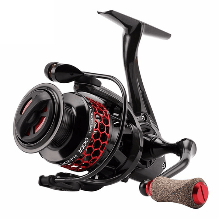 Seaknight MORPH 2000 3000 5.2:1 10+1BB Spinning Fishing Reel C60 Carbon Fiber 8/10KG Fish Wheel - MRSLM