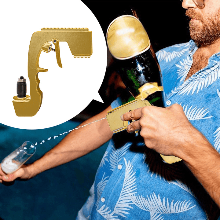 Drinking Ejector Drinking Opener Sprayer Squirt Bottle Vacuum Stopper Shoot Pourer for Party Club Bar - MRSLM