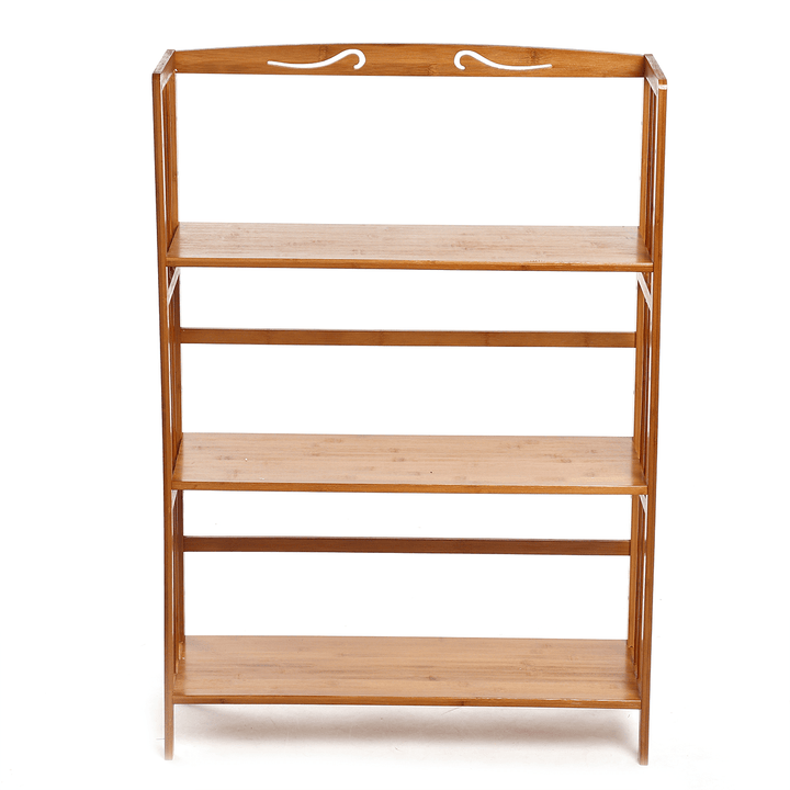 3 Layers 50/70Cm Wood Holder Bookshelf Space Saving Floor Bookcase for Creative Modern Small Home Decoration - MRSLM