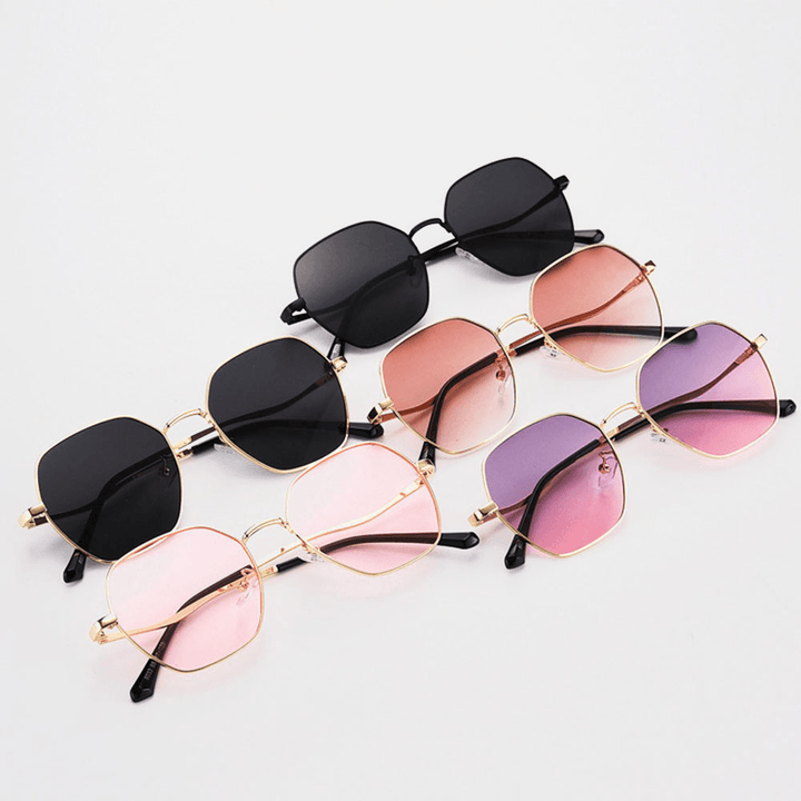 Women Irregular Shape Polygon UV Protection Fashion Sunglasses - MRSLM