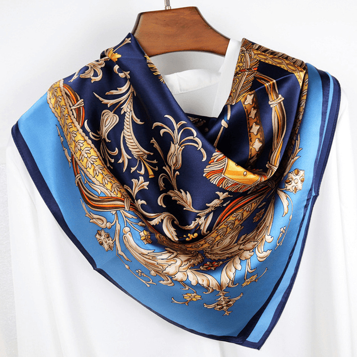 Ladies Middle-Aged High-End Silk Scarf - MRSLM