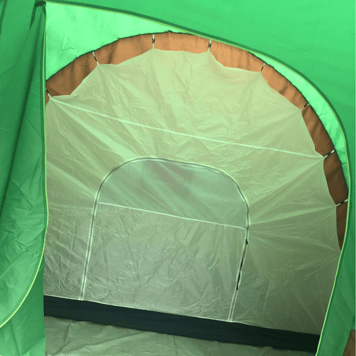 8-10 People Large Tunnel Tent Waterproof Double Layer for Family Party Outdoor Travel Camping Tent - MRSLM