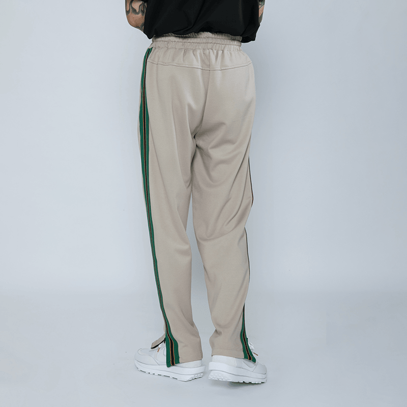 BENMYSHOWER National Tide Casual Trousers Male Hip-Hop Tide Brand Sports Pants Loose Straight Couple Striped Pants - MRSLM