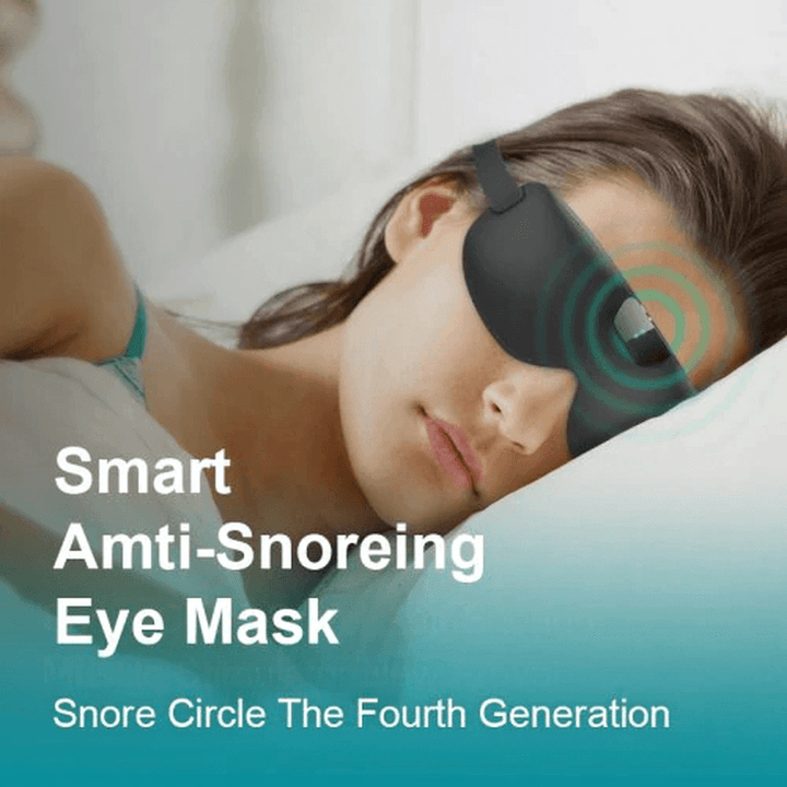 Intelligent USB Rechargeable Anti-Snoring Eye Mask Outdoor Portable Traveling Snore-Ceasing Equipment Sleeping Eyeshade - MRSLM